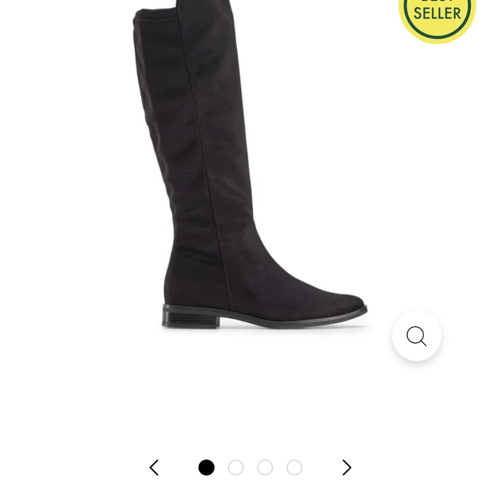 Paul Green Black Over the Knee Boots fits like a glove